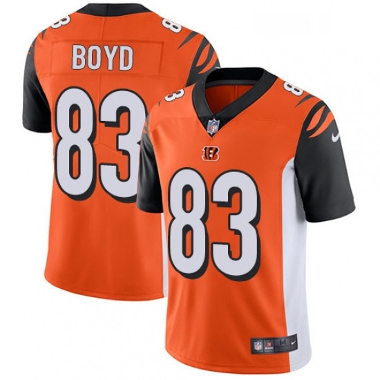 Mens Nike Cincinnati Bengals 83 Tyler Boyd Vapor Untouchable Limited Orange Alternate NFL Jersey Mens Nike Cincinnati Bengals 83 Tyler Boyd Vapor Untouchable Limited Orange Alternate NFL Jersey