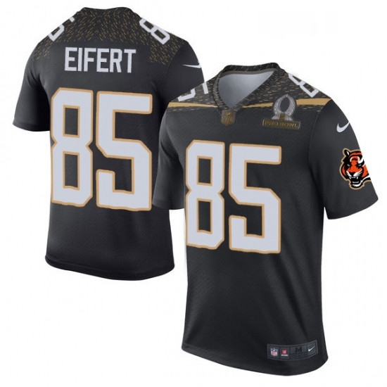 Mens Nike Cincinnati Bengals 85 Tyler Eifert Elite Black Team Irvin 2016 Pro Bowl NFL Jersey Mens Nike Cincinnati Bengals 85 Tyler Eifert Elite Black Team Irvin 2016 Pro Bowl NFL Jersey