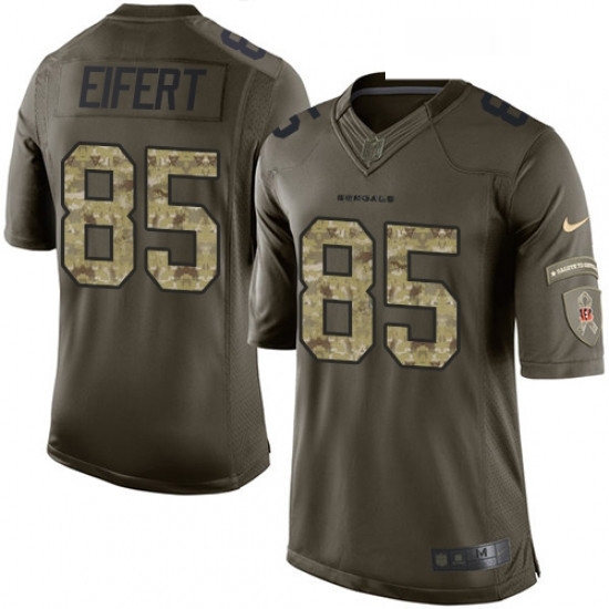 Mens Nike Cincinnati Bengals 85 Tyler Eifert Limited Green Salute to Service NFL Jersey Mens Nike Cincinnati Bengals 85 Tyler Eifert Limited Green Salute to Service NFL Jersey