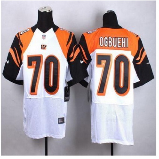 New Cincinnati Bengals #70 Cedric Ogbuehi White Men Stitched NFL Elite Jersey New Cincinnati Bengals #70 Cedric Ogbuehi White Men Stitched NFL Elite Jersey