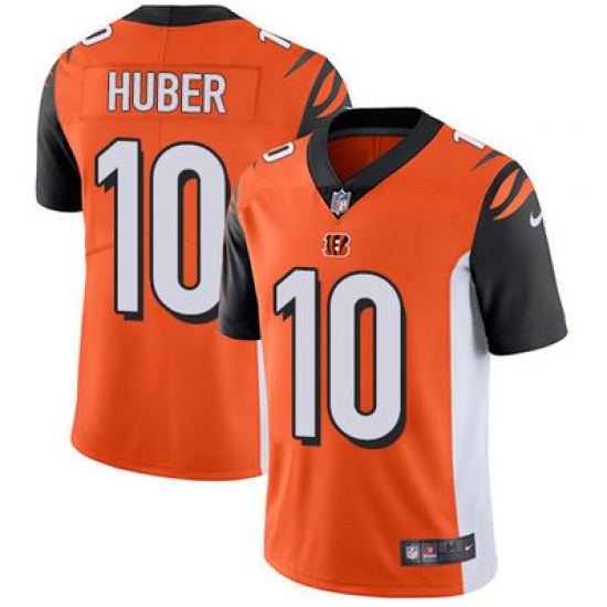 Nike Bengals #10 Kevin Huber Orange Alternate Mens Stitched NFL Vapor Untouchable Limited Jersey Nike Bengals #10 Kevin Huber Orange Alternate Mens Stitched NFL Vapor Untouchable Limited Jersey