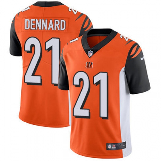 Nike Bengals #21 Darqueze Dennard Orange Alternate Mens Stitched NFL Vapor Untouchable Limited Jersey Nike Bengals #21 Darqueze Dennard Orange Alternate Mens Stitched NFL Vapor Untouchable Limited Jersey