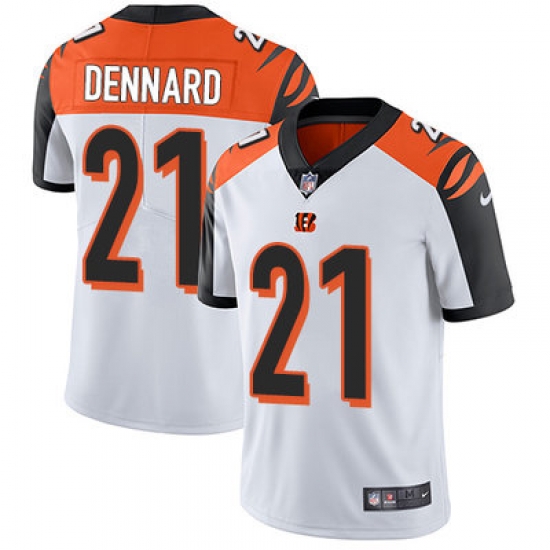 Nike Bengals #21 Darqueze Dennard White Mens Stitched NFL Vapor Untouchable Limited Jersey Nike Bengals #21 Darqueze Dennard White Mens Stitched NFL Vapor Untouchable Limited Jersey