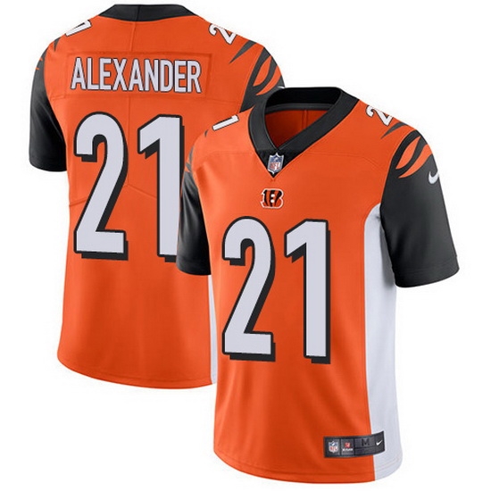 Nike Bengals 21 Mackensie Alexander Orange Alternate Men Stitched NFL Vapor Untouchable Limited Jersey Nike Bengals 21 Mackensie Alexander Orange Alternate Men Stitched NFL Vapor Untouchable Limited Jersey