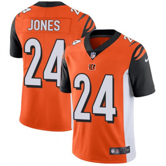 Nike Bengals #24 Adam Jones Orange Alternate Mens Stitched NFL Vapor Untouchable Limited Jersey Nike Bengals #24 Adam Jones Orange Alternate Mens Stitched NFL Vapor Untouchable Limited Jersey