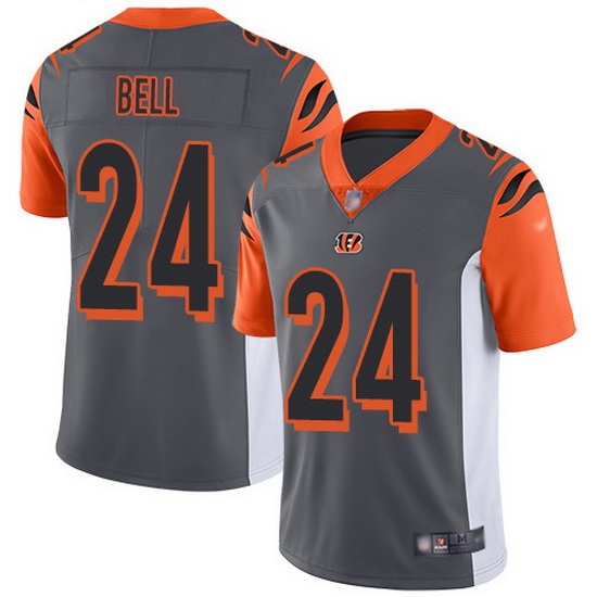 Nike Bengals 24 Vonn Bell Silver Men Stitched NFL Limited Inverted Legend Jersey Nike Bengals 24 Vonn Bell Silver Men Stitched NFL Limited Inverted Legend Jersey