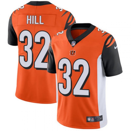 Nike Bengals #32 Jeremy Hill Orange Alternate Mens Stitched NFL Vapor Untouchable Limited Jersey Nike Bengals #32 Jeremy Hill Orange Alternate Mens Stitched NFL Vapor Untouchable Limited Jersey