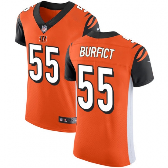 Nike Bengals #55 Vontaze Burfict Orange Alternate Mens Stitched NFL Vapor Untouchable Elite Jersey Nike Bengals #55 Vontaze Burfict Orange Alternate Mens Stitched NFL Vapor Untouchable Elite Jersey