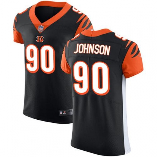 Nike Bengals #90 Michael Johnson Black Team Color Mens Stitched NFL Vapor Untouchable Elite Jersey Nike Bengals #90 Michael Johnson Black Team Color Mens Stitched NFL Vapor Untouchable Elite Jersey