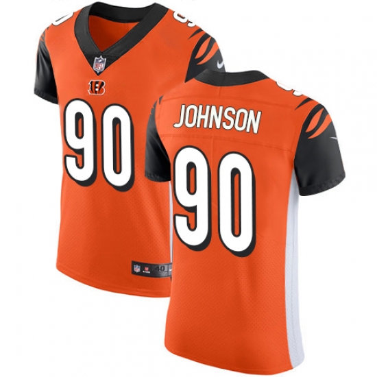 Nike Bengals #90 Michael Johnson Orange Alternate Mens Stitched NFL Vapor Untouchable Elite Jersey Nike Bengals #90 Michael Johnson Orange Alternate Mens Stitched NFL Vapor Untouchable Elite Jersey