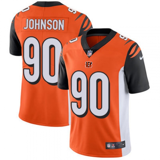 Nike Bengals #90 Michael Johnson Orange Alternate Mens Stitched NFL Vapor Untouchable Limited Jersey Nike Bengals #90 Michael Johnson Orange Alternate Mens Stitched NFL Vapor Untouchable Limited Jersey