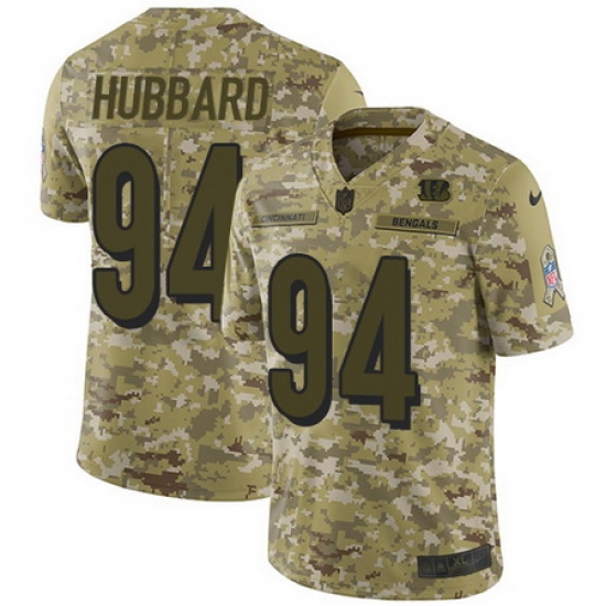 Nike Bengals #94 Sam Hubbard Camo Mens Stitched NFL Limited 2018 Salute To Service Jersey Nike Bengals #94 Sam Hubbard Camo Mens Stitched NFL Limited 2018 Salute To Service Jersey