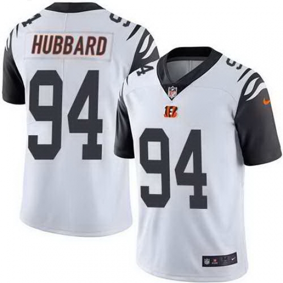 Nike Bengals 94 Sam Hubbard White Color Rush Limited Jersey Nike Bengals 94 Sam Hubbard White Color Rush Limited Jersey