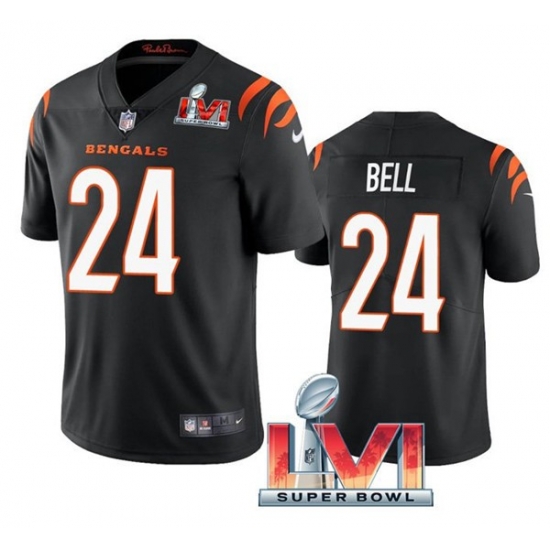 Nike Cincinati Bengals 24 Vonn Bell Black 2022 Super Bowl LVI Vapor Limited Jersey Nike Cincinati Bengals 24 Vonn Bell Black 2022 Super Bowl LVI Vapor Limited Jersey