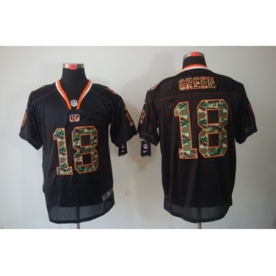 Nike Cincinnati Bengals 18 A.J. Green Black Elite Camo Fashion NFL Jersey Nike Cincinnati Bengals 18 A.J. Green Black Elite Camo Fashion NFL Jersey