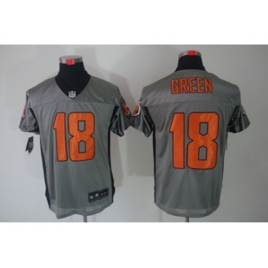 Nike Cincinnati Bengals 18 A.J. Green Grey Elite Shadow NFL Jersey Nike Cincinnati Bengals 18 A.J. Green Grey Elite Shadow NFL Jersey