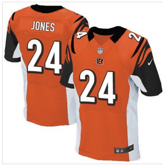 Nike Cincinnati Bengals #24 Adam Jones Orange Alternate Mens Stitched NFL Elite Jersey Nike Cincinnati Bengals #24 Adam Jones Orange Alternate Mens Stitched NFL Elite Jersey