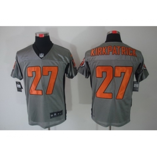 Nike Cincinnati Bengals 27 Dre Kirkpatrick Grey Elite Shadow NFL Jersey Nike Cincinnati Bengals 27 Dre Kirkpatrick Grey Elite Shadow NFL Jersey