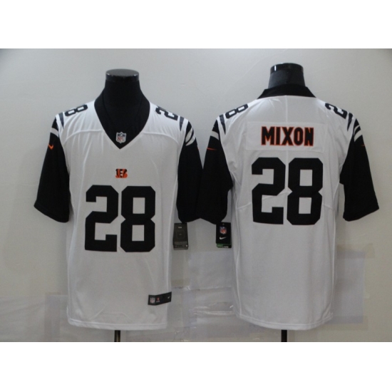 Nike Cincinnati Bengals 28 Joe Mixon White Color Rush Limited Jersey Nike Cincinnati Bengals 28 Joe Mixon White Color Rush Limited Jersey