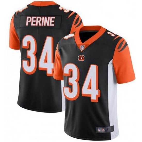 Nike Cincinnati Bengals 34 Samaje Perine Black Vapor Untouchable Limited Jersey Nike Cincinnati Bengals 34 Samaje Perine Black Vapor Untouchable Limited Jersey