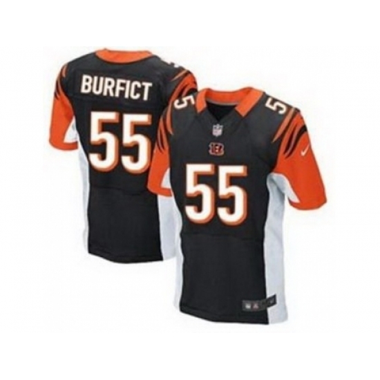 Nike Cincinnati Bengals 55 Vontaze Burfict Black Elite NFL Jersey Nike Cincinnati Bengals 55 Vontaze Burfict Black Elite NFL Jersey