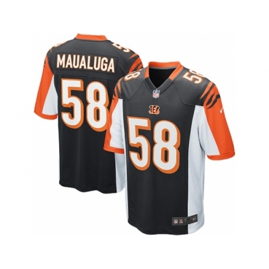 Nike Cincinnati Bengals 58 Rey Maualuga black Game NFL Jersey Nike Cincinnati Bengals 58 Rey Maualuga black Game NFL Jersey