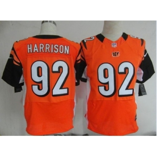 Nike Cincinnati Bengals 92 James Harrison Orange Elite NFL Jersey Nike Cincinnati Bengals 92 James Harrison Orange Elite NFL Jersey