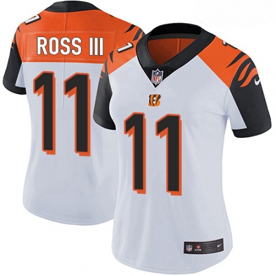 Bengals #11 John Ross III White Women Stitched Football Vapor Untouchable Limited Jersey Bengals #11 John Ross III White Women Stitched Football Vapor Untouchable Limited Jersey
