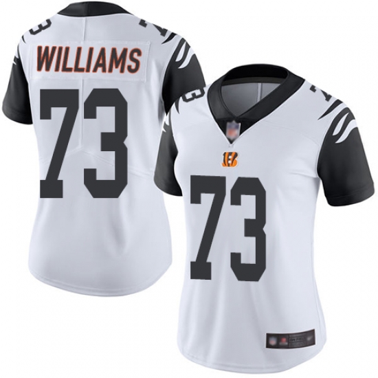 Bengals 73 Jonah Williams White Women Stitched Football Limited Rush Jersey Bengals 73 Jonah Williams White Women Stitched Football Limited Rush Jersey