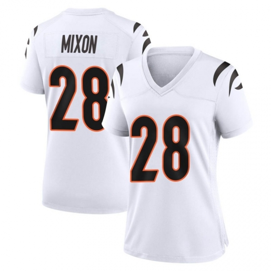 Women Cincinnati Bengals 28 Joe Mixon White Vapor Untouchable Limited Jersey Women Cincinnati Bengals 28 Joe Mixon White Vapor Untouchable Limited Jersey