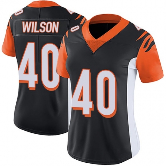 Women Nike Cincinnati Bengals 40 Brandon Wilson Black Jersey Women Nike Cincinnati Bengals 40 Brandon Wilson Black Jersey