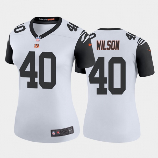 Women Nike Cincinnati Bengals 40 Brandon Wilson Color Rush Jersey Women Nike Cincinnati Bengals 40 Brandon Wilson Color Rush Jersey