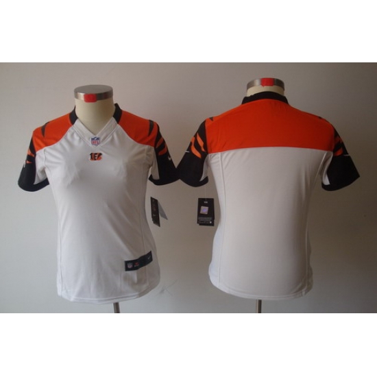 Women Nike NFL Cincinnati Bengals Blank White Limited Jerseys Women Nike NFL Cincinnati Bengals Blank White Limited Jerseys