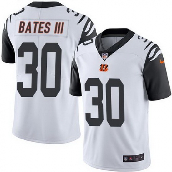 Nike Bengals 30 Jessie Bates III White Youth Color Rush Limited Jersey Nike Bengals 30 Jessie Bates III White Youth Color Rush Limited Jersey
