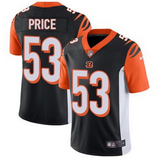 Nike Bengals 53 Billy Price Black Youth Vapor Untouchable Limited Jersey Nike Bengals 53 Billy Price Black Youth Vapor Untouchable Limited Jersey