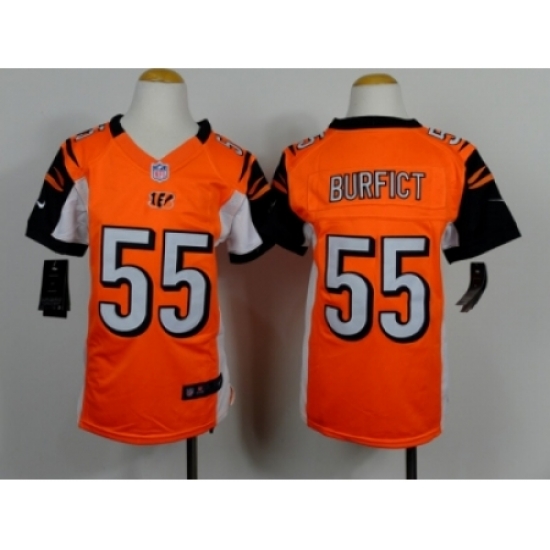 Nike Youth Cincinnati Bengals #55 Vontaze Burfict Orange Jerseys Nike Youth Cincinnati Bengals #55 Vontaze Burfict Orange Jerseys