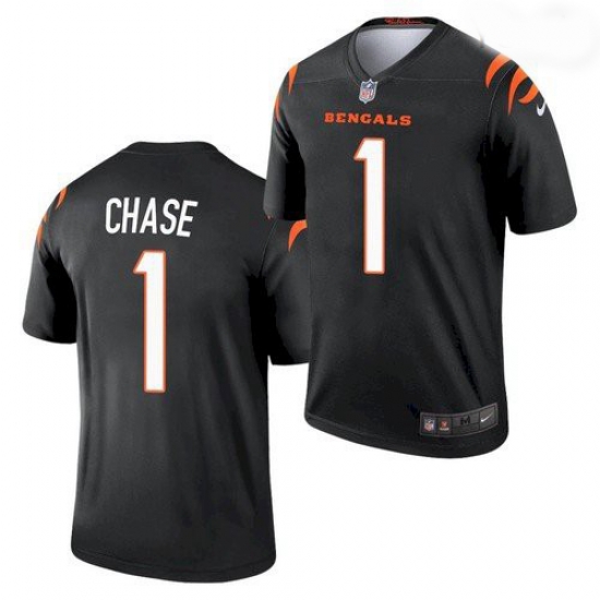 Youth Cincinnati Bengals #1 Ja'Marr Chase Black 2021 Legend Football Jersey Youth Cincinnati Bengals #1 Ja'Marr Chase Black 2021 Legend Football Jersey