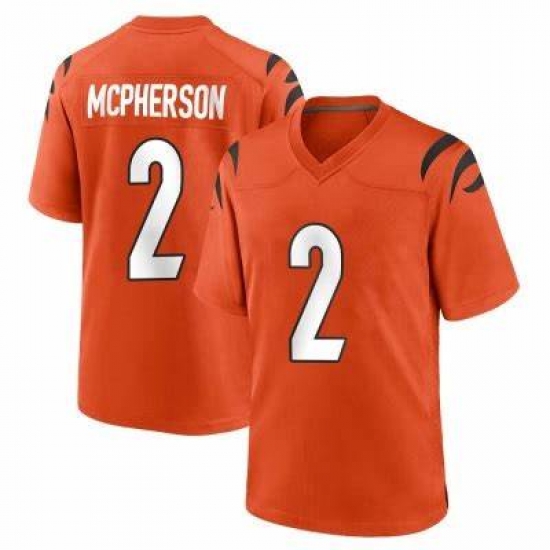 Youth Cincinnati Bengals #2 Evan McPherson 2021 Orange Vapor Limited Stitched NFL Jersey Youth Cincinnati Bengals #2 Evan McPherson 2021 Orange Vapor Limited Stitched NFL Jersey