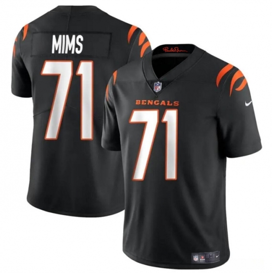 Youth Cincinnati Bengals 71 Amarius Mims Black 2024 Draft Vapor Untouchable Limited Youth Cincinnati Bengals 71 Amarius Mims Black 2024 Draft Vapor Untouchable Limited
