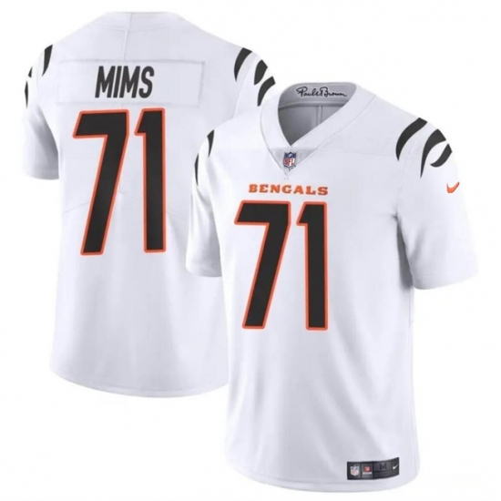 Youth Cincinnati Bengals 71 Amarius Mims White 2024 Draft Vapor Untouchable Limited Stitched Jersey Youth Cincinnati Bengals 71 Amarius Mims White 2024 Draft Vapor Untouchable Limited Stitched Jersey