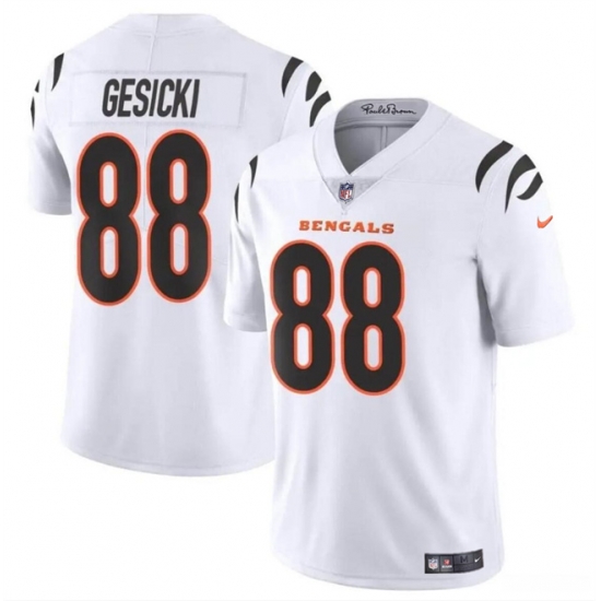 Youth Cincinnati Bengals 88 Mike Gesicki White Vapor Untouchable Limited Stitched Jerseys Youth Cincinnati Bengals 88 Mike Gesicki White Vapor Untouchable Limited Stitched Jerseys