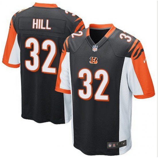 Youth Nike Bengals #32 Jeremy Hill Black Team Color Stitched NFL Elite Jersey Youth Nike Bengals #32 Jeremy Hill Black Team Color Stitched NFL Elite Jersey