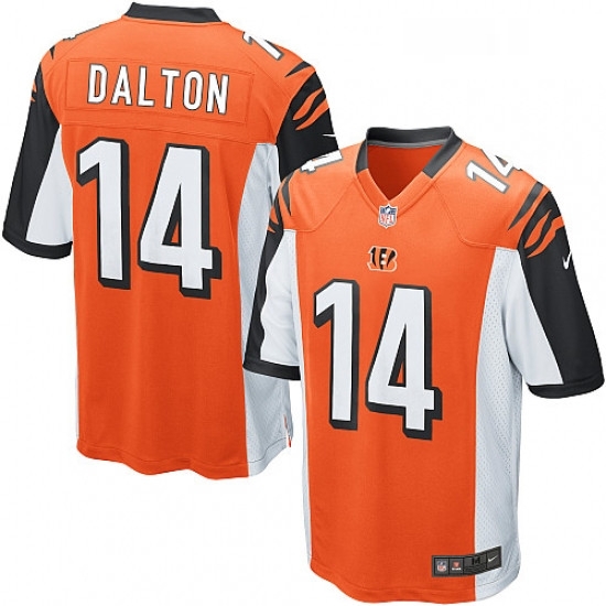 Youth Nike Cincinnati Bengals 14 Andy Dalton Game Orange Alternate NFL Jersey Youth Nike Cincinnati Bengals 14 Andy Dalton Game Orange Alternate NFL Jersey