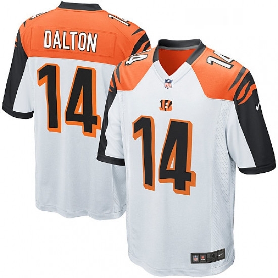 Youth Nike Cincinnati Bengals 14 Andy Dalton Game White NFL Jersey Youth Nike Cincinnati Bengals 14 Andy Dalton Game White NFL Jersey