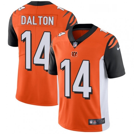 Youth Nike Cincinnati Bengals 14 Andy Dalton Vapor Untouchable Limited Orange Alternate NFL Jersey Youth Nike Cincinnati Bengals 14 Andy Dalton Vapor Untouchable Limited Orange Alternate NFL Jersey
