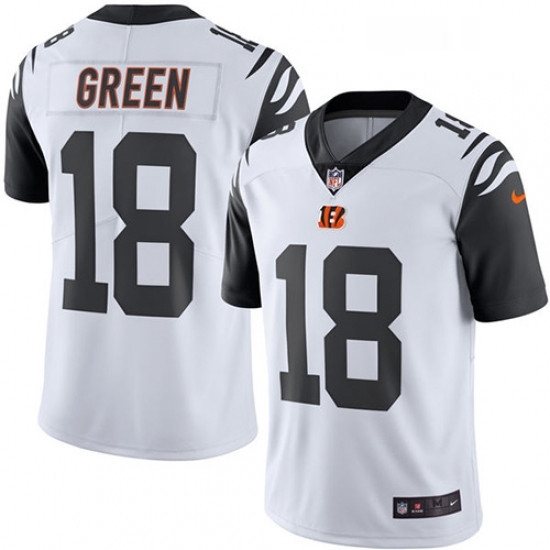 Youth Nike Cincinnati Bengals 18 AJ Green Limited White Rush Vapor Untouchable NFL Jersey Youth Nike Cincinnati Bengals 18 AJ Green Limited White Rush Vapor Untouchable NFL Jersey