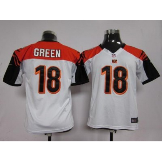 Youth Nike Cincinnati Bengals 18 Green White Nike NFL Jerseys Youth Nike Cincinnati Bengals 18 Green White Nike NFL Jerseys
