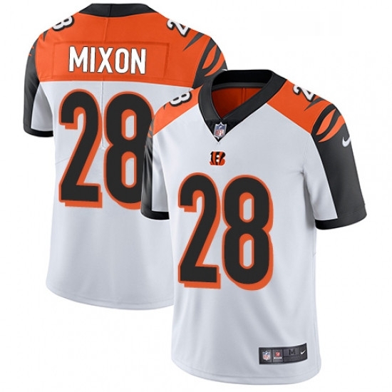 Youth Nike Cincinnati Bengals 28 Joe Mixon Elite White NFL Jersey Youth Nike Cincinnati Bengals 28 Joe Mixon Elite White NFL Jersey