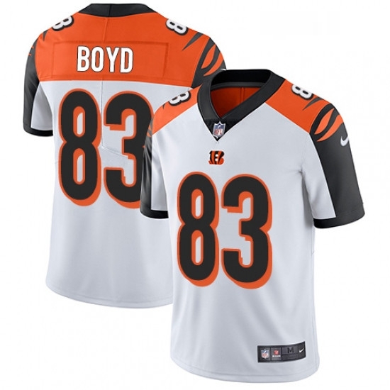 Youth Nike Cincinnati Bengals 83 Tyler Boyd Vapor Untouchable Limited White NFL Jersey Youth Nike Cincinnati Bengals 83 Tyler Boyd Vapor Untouchable Limited White NFL Jersey
