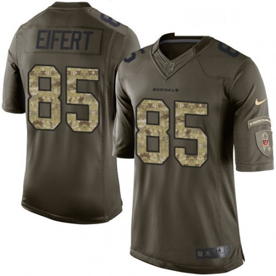 Youth Nike Cincinnati Bengals 85 Tyler Eifert Elite Green Salute to Service NFL Jersey Youth Nike Cincinnati Bengals 85 Tyler Eifert Elite Green Salute to Service NFL Jersey